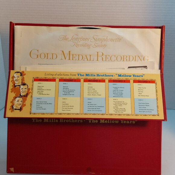 The Mills Brothers ~ The Mellow Years Vinyl LP, Box set 1968 - Picture 3 of 4